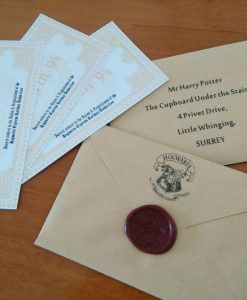 Acceptance Letter Hogwarts gift for HP fans Hogwarts Acceptance Letter With Hogwarts Express Train Ticket