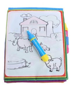 Magic Water Drawing Coloring Cloth Book Animals Painting Board Children Early Educational Drawing Toy Kids Birthday Xmas Gift